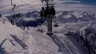 Smala rännor högt upp