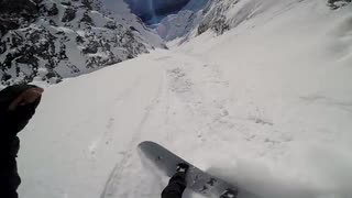 Furberg Snowboards – Krister Furnes Kopala i Lyngens ränna Urdkjerringa 1 nov 2017