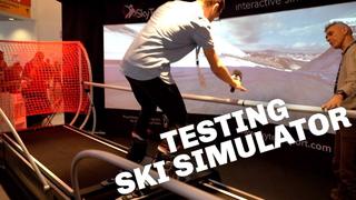 We try the Skytech Ski Simulator (and kind of fail...)
