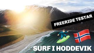 Surf i Hoddevik, Norge (Freeride testar) Surf i Hoddevik, Norge (Freeride testar)