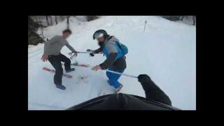 Drone Almost Hit Me When Skiing !!!