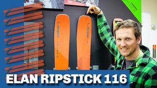 Elan Ripstick 116 (2021): asymmetriska skidor för puder