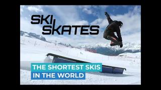 Skiskates - The Shortest Skis In The World - The Only Skis That Fit Into Your Backback