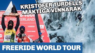 Kristofer Turdell vinner Xtreme Verbier OCH  Freeride World Tour 2021