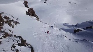 Backflip i Zermatt slutar med tomahawk.