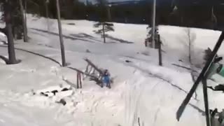 Åttitals-påskfirande goes upside down