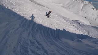 Ski Fall at Lake louise