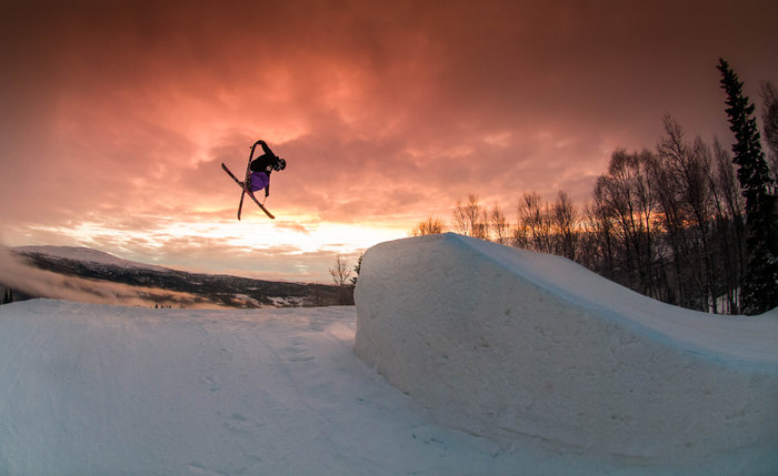 Nyår i Åre kan bjuda på magiskt ljus.