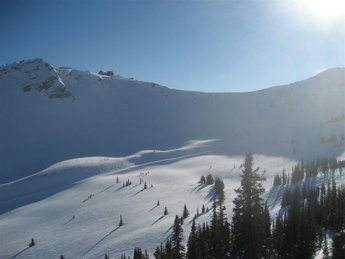 En av facen i Super Bowl i Kicking Horse