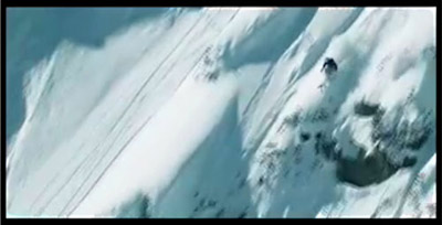 Klipp från trailern, Asbjørn Eggebø Næss på väg utför ut en klippa i Bulgarien.