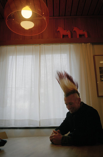 Glen Plake håller hov på Fiskartorpet i Stockholm.