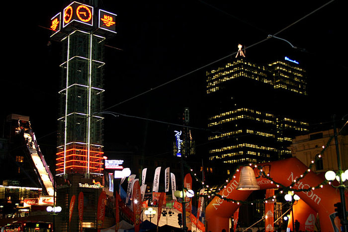 Tävlingsarenan mitt i centrala Oslo.