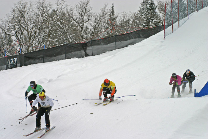 Lars Lewén på väg mot guldet.