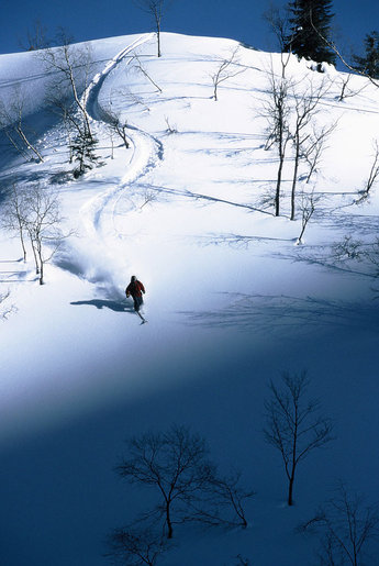 Ingen trängsel här inte, Per njuter av ensamheten.