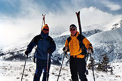 Tomas Olsson och Jonas Emilsson - Hiking i Hoosier Pass utanför den lilla byn Alma i Colorado.