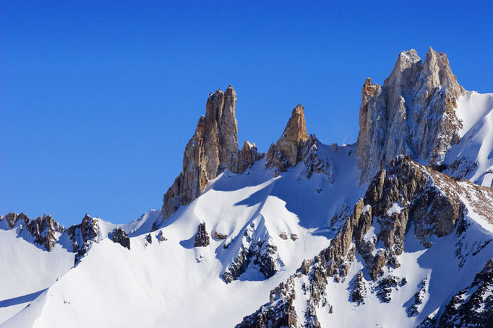 Cerro Martin i Las Leñas, berg som lovar.