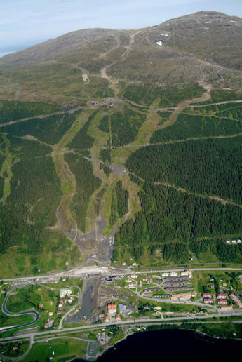 De kommande VM-backarna i Åre.