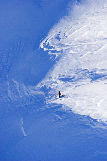 Michel Isler gör sig klar för dagens sista åk.
