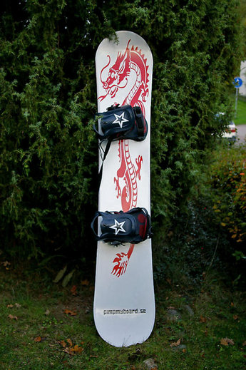 Brädan efter pimpning.