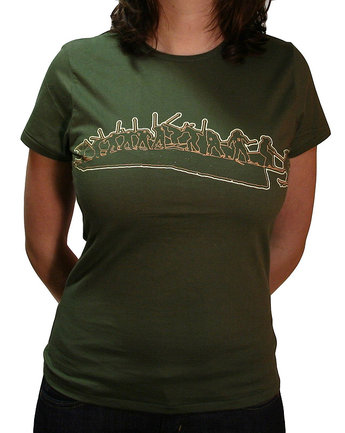 Jibb-trycket finns nu även som tjejmodell i både tee och hoodie.