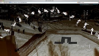 Skärmdump från Jon Olsson nya sajt, www.jon-olsson.com.