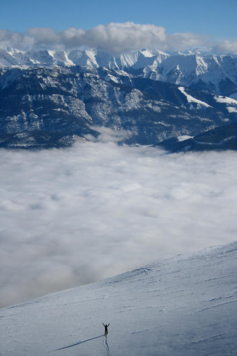 Top of the world mom, top of the world! Erik Rydingsvärd hittar sig själv.