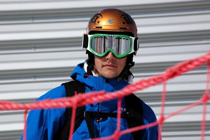 En fokuserad Jon. Undras tro vad han tänker på? Höga klippor? Mjuk snö? Gulasch?