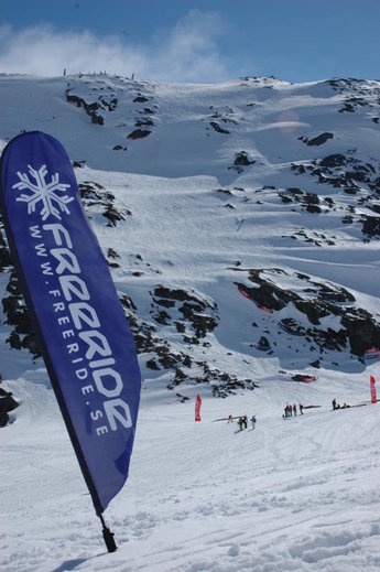 Nordalsfjäll visade under eftermiddagen sig från sin bästa sida.