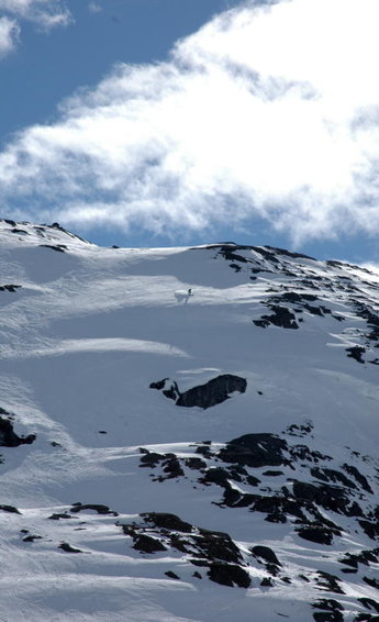 Hasse Lindborg hikade Nordalsfjäll men åket räckte tyvärr inte till avancemang.