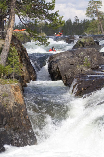 Träning i störloppsbanan.