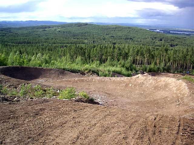 Del av 4-crossbanan.