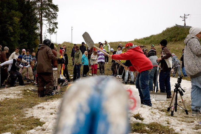 September och snö verkar vara ett vinnande koncept. Här får inrunnet sig en upprustning.
