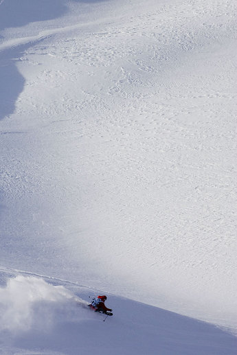 Även Johan har gott om plats att åka på.