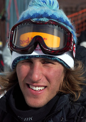  Henrik Winstedt var inte med och tävlade men fanns ändå bland åkarna.