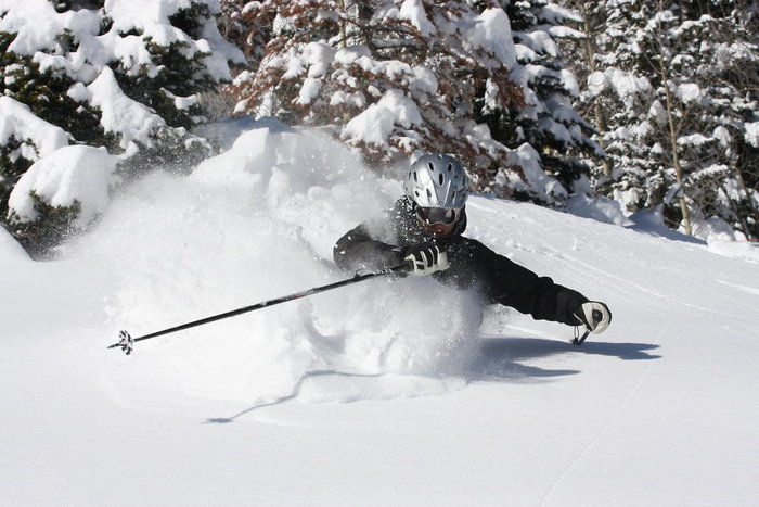 Richard tar sig nästa snö över huvudet.