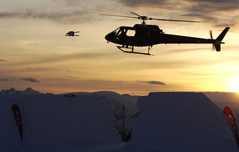 Simon Dumont i en Misty 720 Truckdriver. Blackcomb, Bristish Columbia, Kanada.