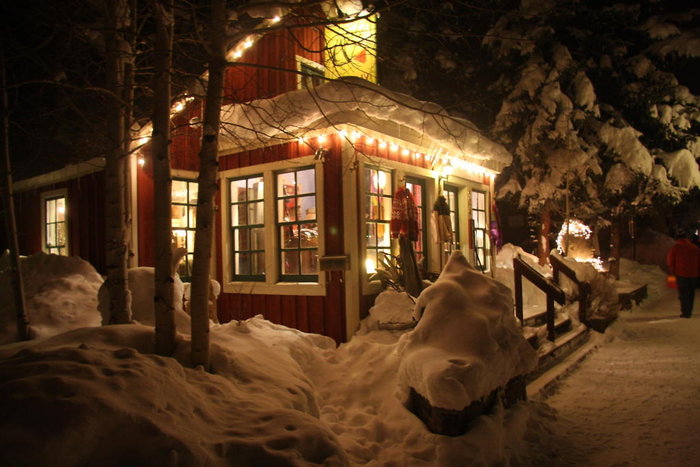 Julstämning i Crested Butte.