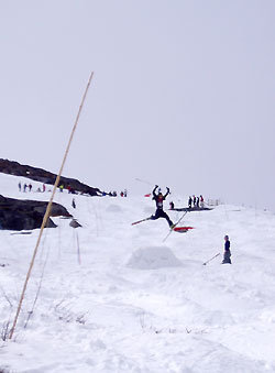 Gabriel Gåsste satsade hårt på hot dog stilen.