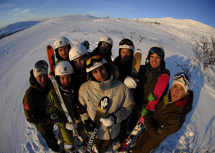 Svenska landslaget i freestyle.