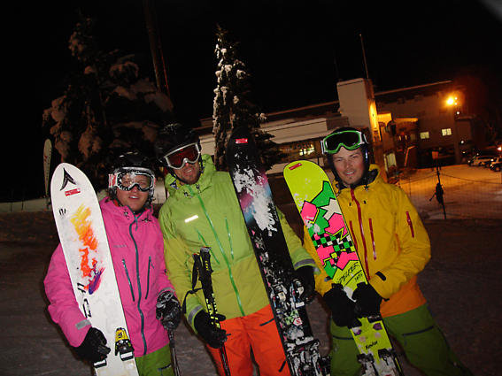 Stefan, Anders & Nisse färgmatchade så gott det gick.