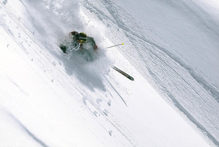Acke i Andermatt när skidorna var smala.