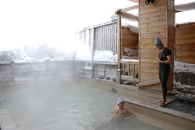 Ett skönt dopp i Goshiki onsen.
