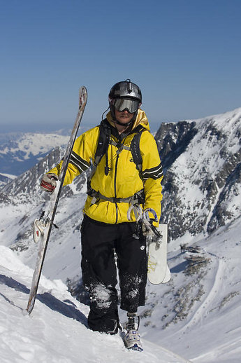 Asle innan ett åk i Hintertuxer Gletscher.