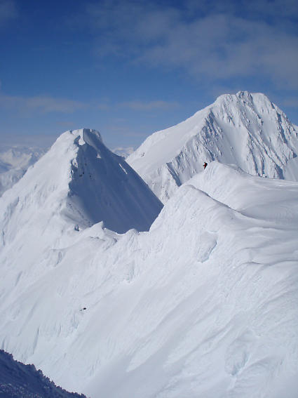 Sebbe är redo att droppa in på sitt första Alaska åk.