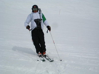 Petter var med och filmade en dag! Skön snubbe. Dags att sluta rappa och köra skidor på heltid kanske?