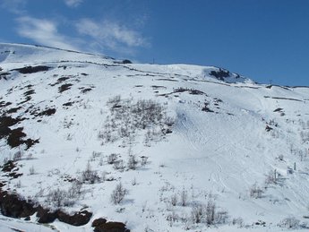 Tävlingsområdet i Björkliden.