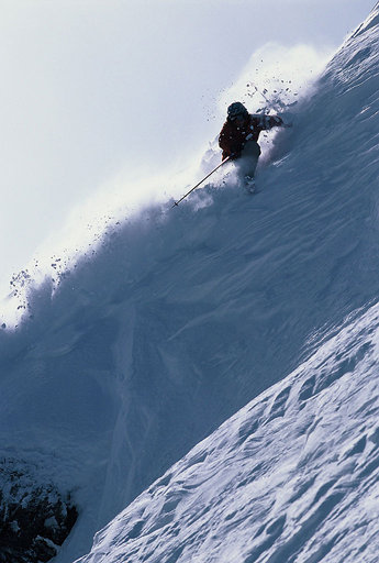 Fredrik Norberg gästspelar i en av alla branta rännor