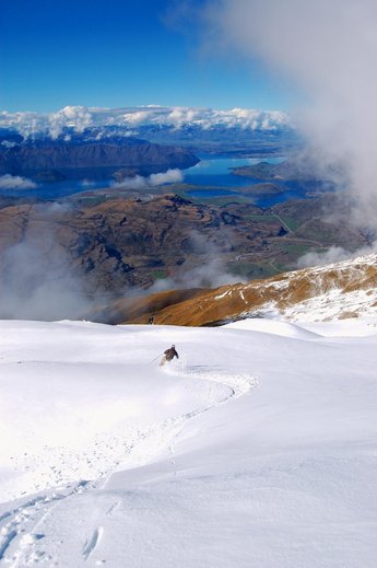 Johan G åker i Hidden Valley.