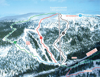 Skalsfjället får fyra nya nedfarter och en Fun Park.