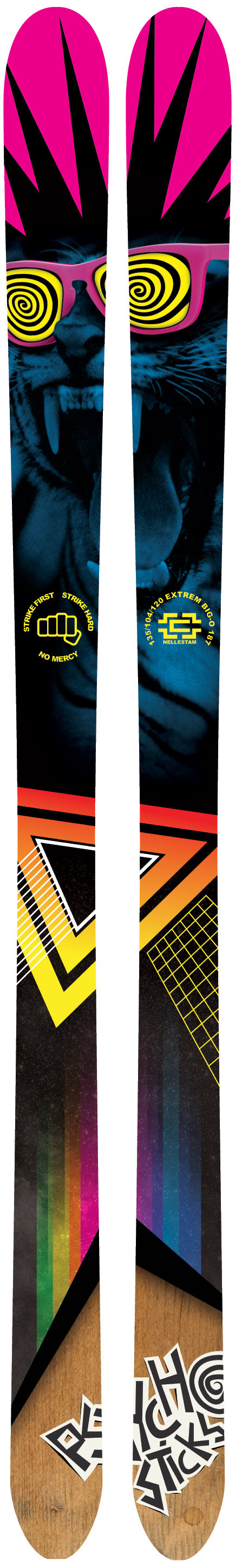 Claes Nellestams vinnande Phsyko-tiger sticks.